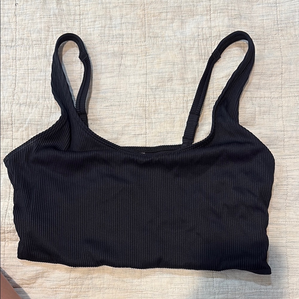 Old Navy Black Textured Top